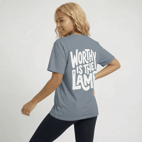 Mercy & More T-Shirt Worthy Is The Lamb Tee