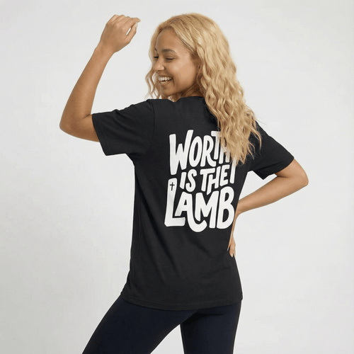 Mercy & More T-Shirt Worthy Is The Lamb Tee