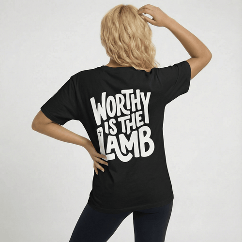 Mercy & More T-Shirt Worthy Is The Lamb Tee