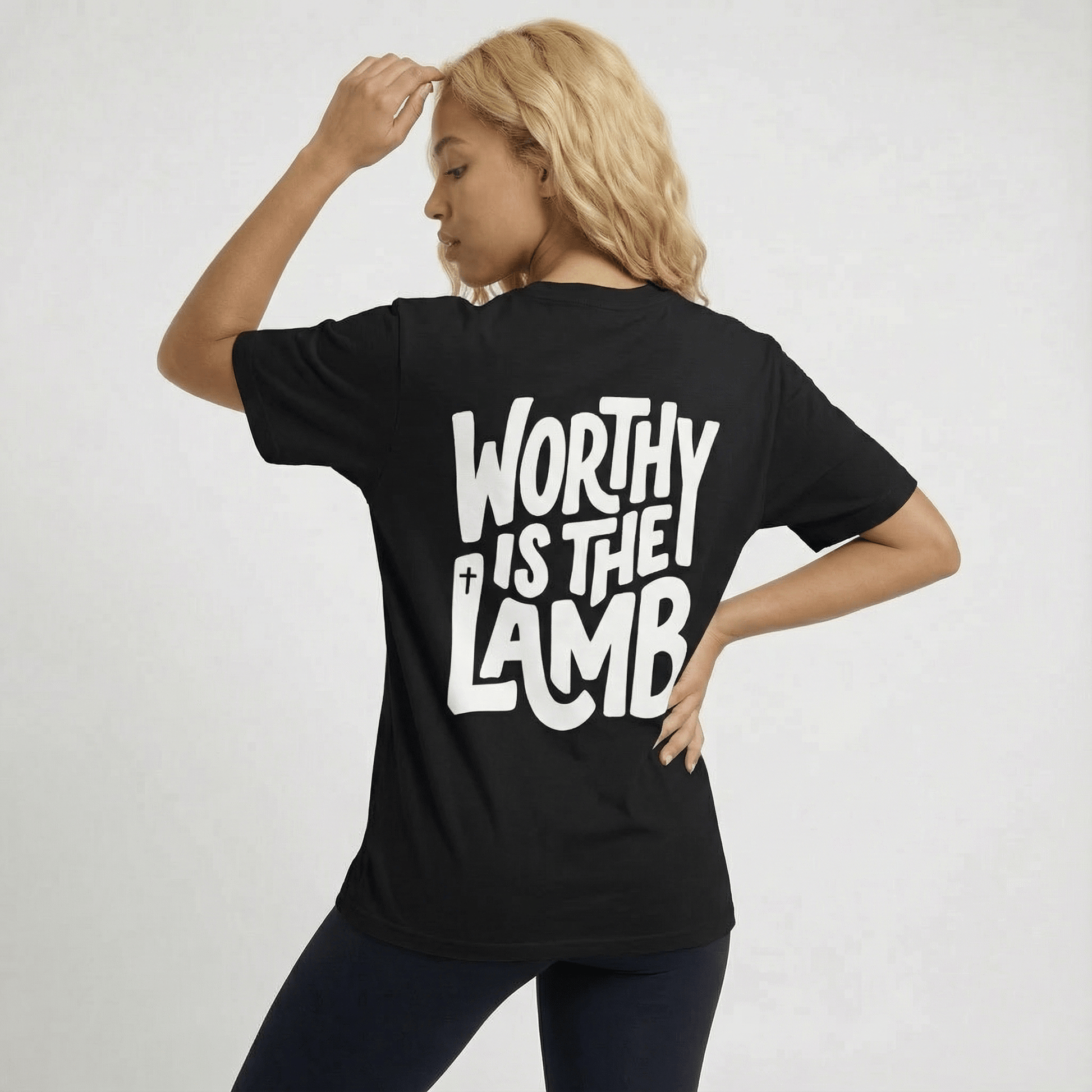 Mercy & More T-Shirt Worthy Is The Lamb Tee