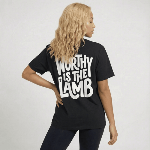 Mercy & More T-Shirt Worthy Is The Lamb Tee
