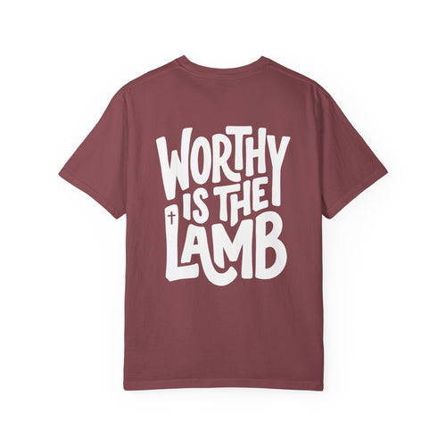Mercy & More T-Shirt Worthy Is The Lamb Tee