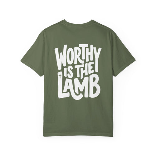Mercy & More T-Shirt Worthy Is The Lamb Tee