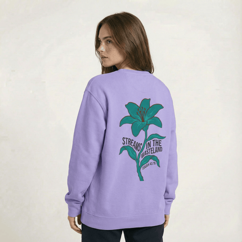 Printify Sweatshirt Streams In The Wasteland Sweatshirt