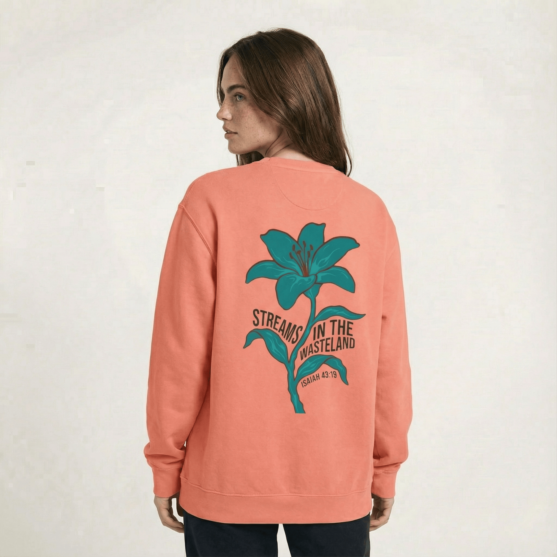 Printify Sweatshirt Streams In The Wasteland Sweatshirt