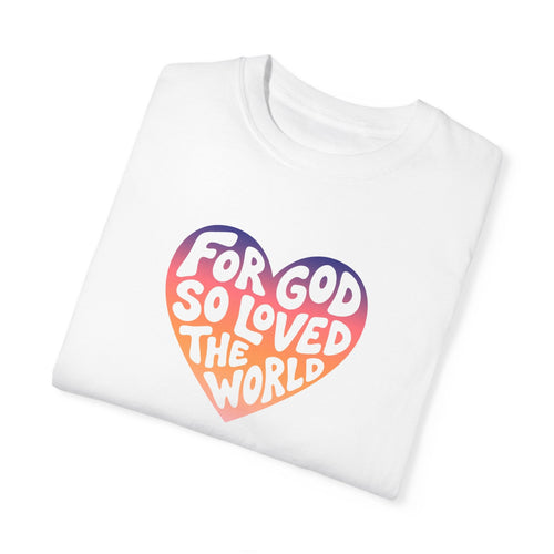Printify T-Shirt For God So Loved Tee