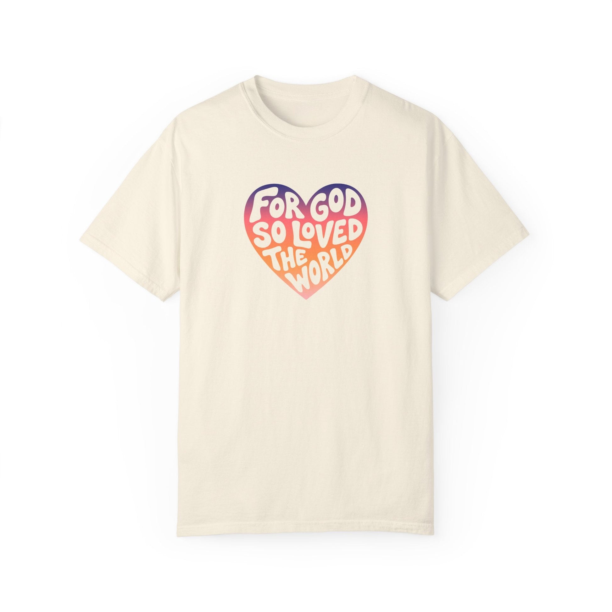 Printify T-Shirt For God So Loved Tee
