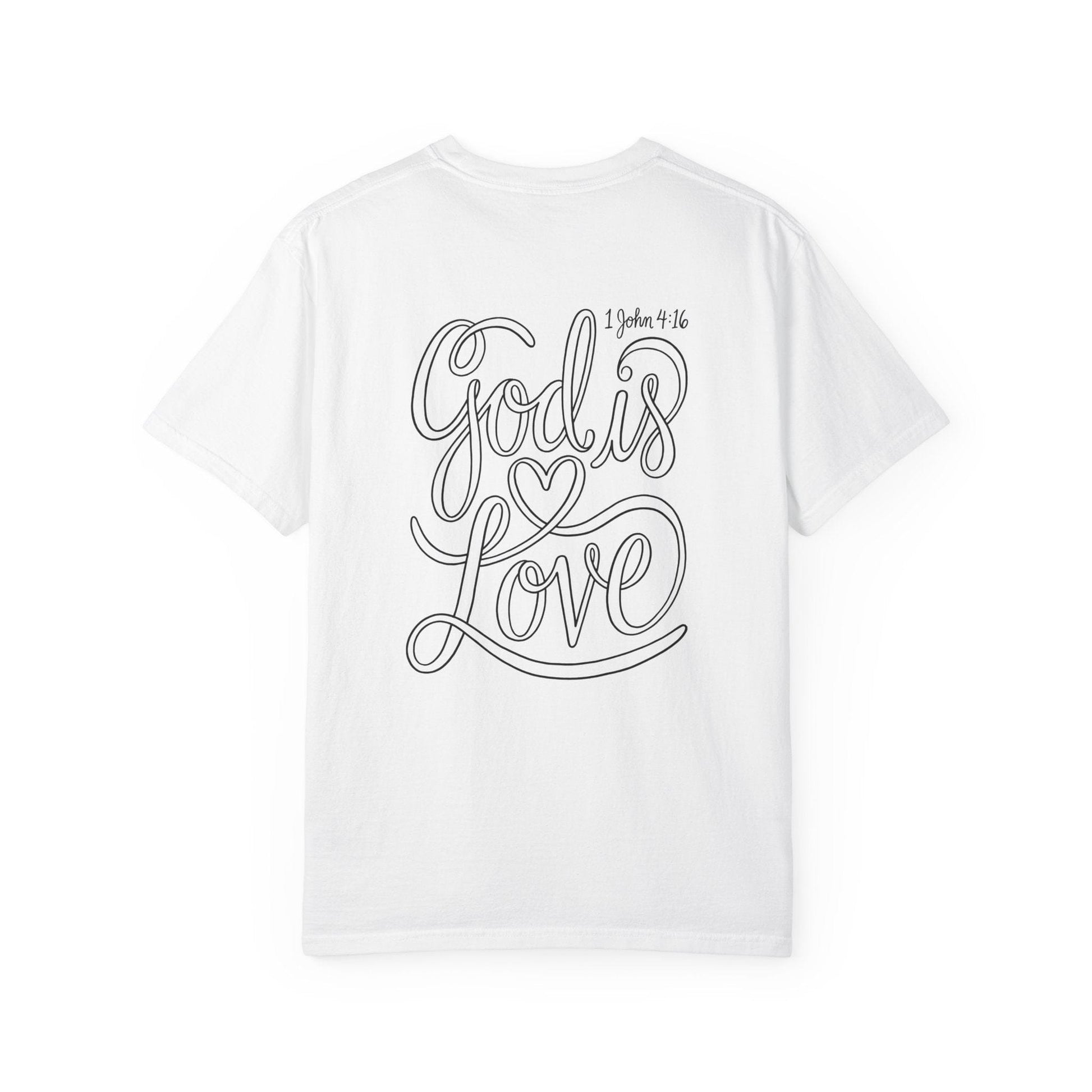 Printify T-Shirt White / S God Is Love Tee